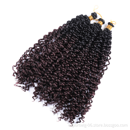 water wave crochet hair extensions wavy braiding hair curls special curly weaves with passion tiwst